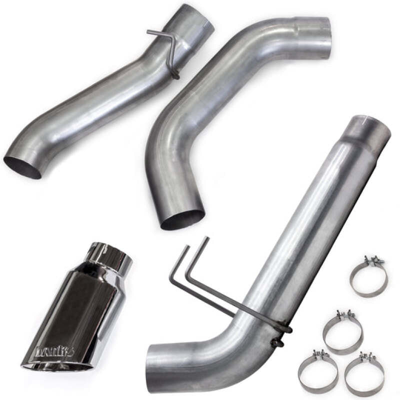 Ram 3500 Performance Exhaust - Banks Power - Monster Exhaust - SS Single Exhaust w/ Chrome Tip - Chrome - `19-`23